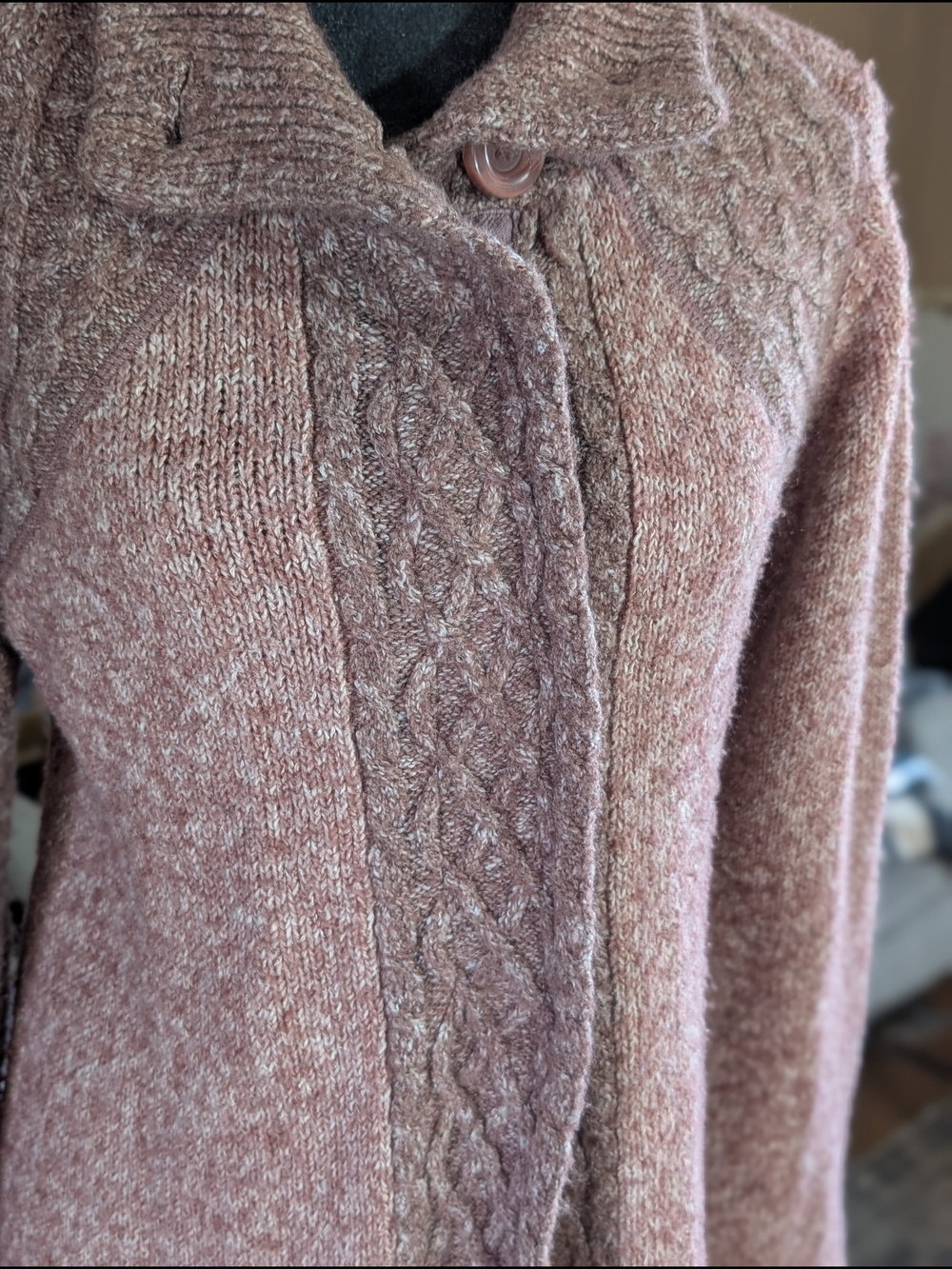 Prana Angelica Duster Cardigan Sweater Women's size Medium - Picture 6 of 11